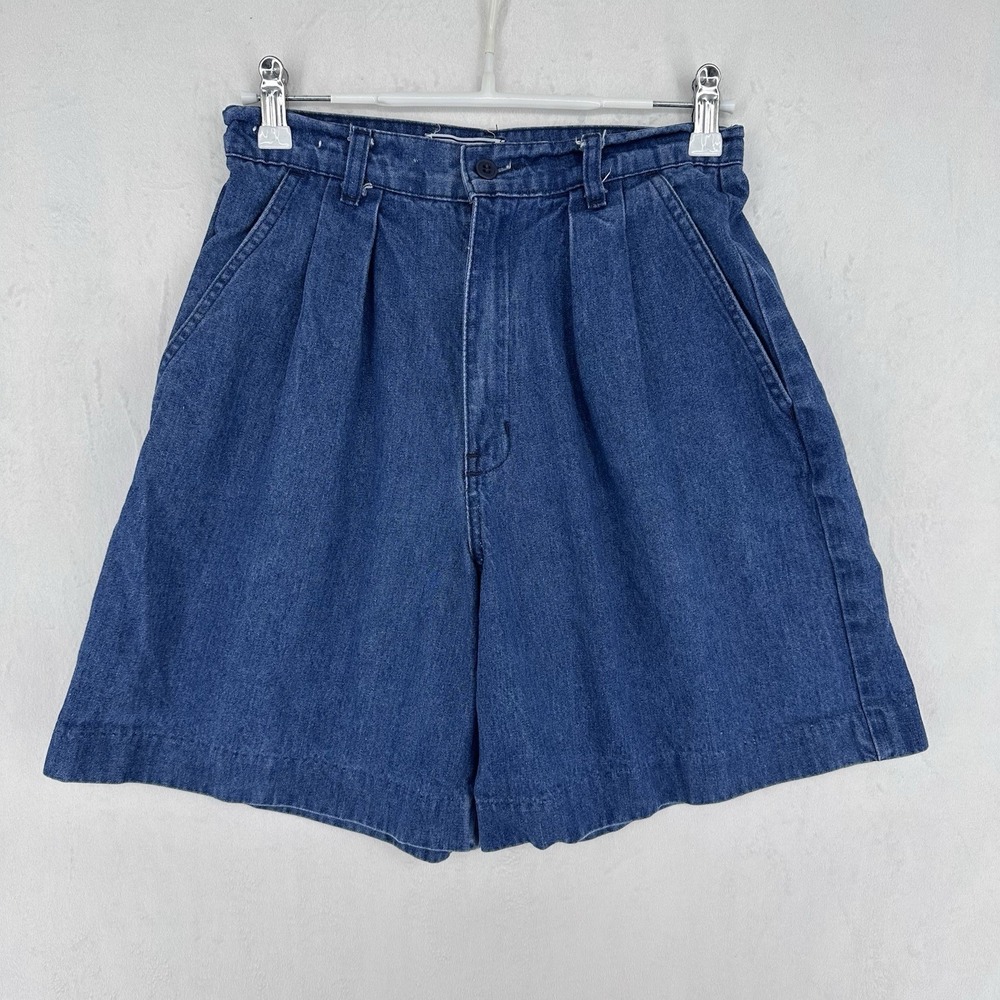 Vintage Brittania Classic Pleated Front Shorts Womens 9 High Rise Mom Shorts